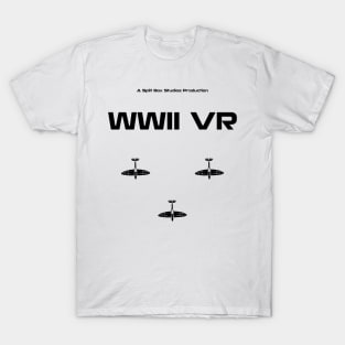 WWII VR Shirt - Black on White T-Shirt
